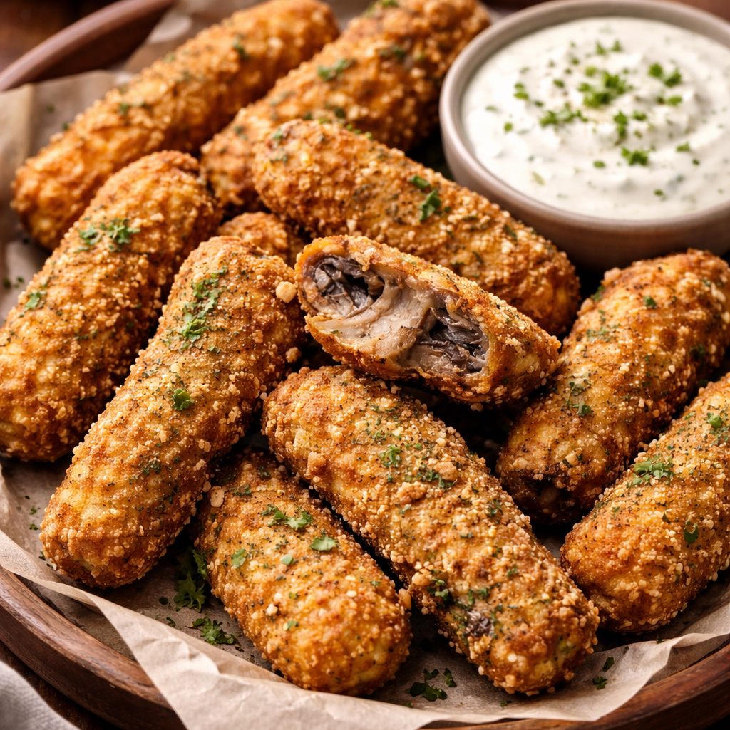 Fried Mushrooms.