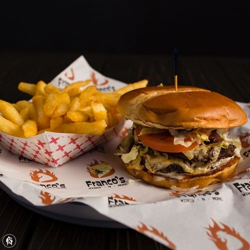 #5 Bacon Ranch Burger Combo.