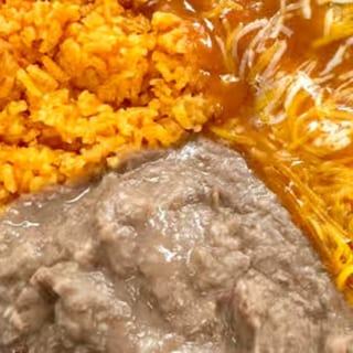 Meat Enchilada Platter^