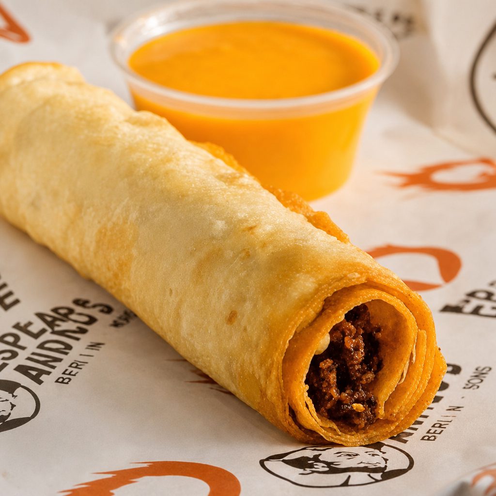Crisp Meat Burrito.