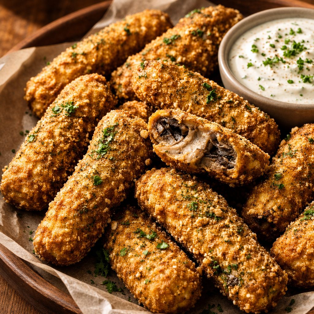 Fried Mushrooms.