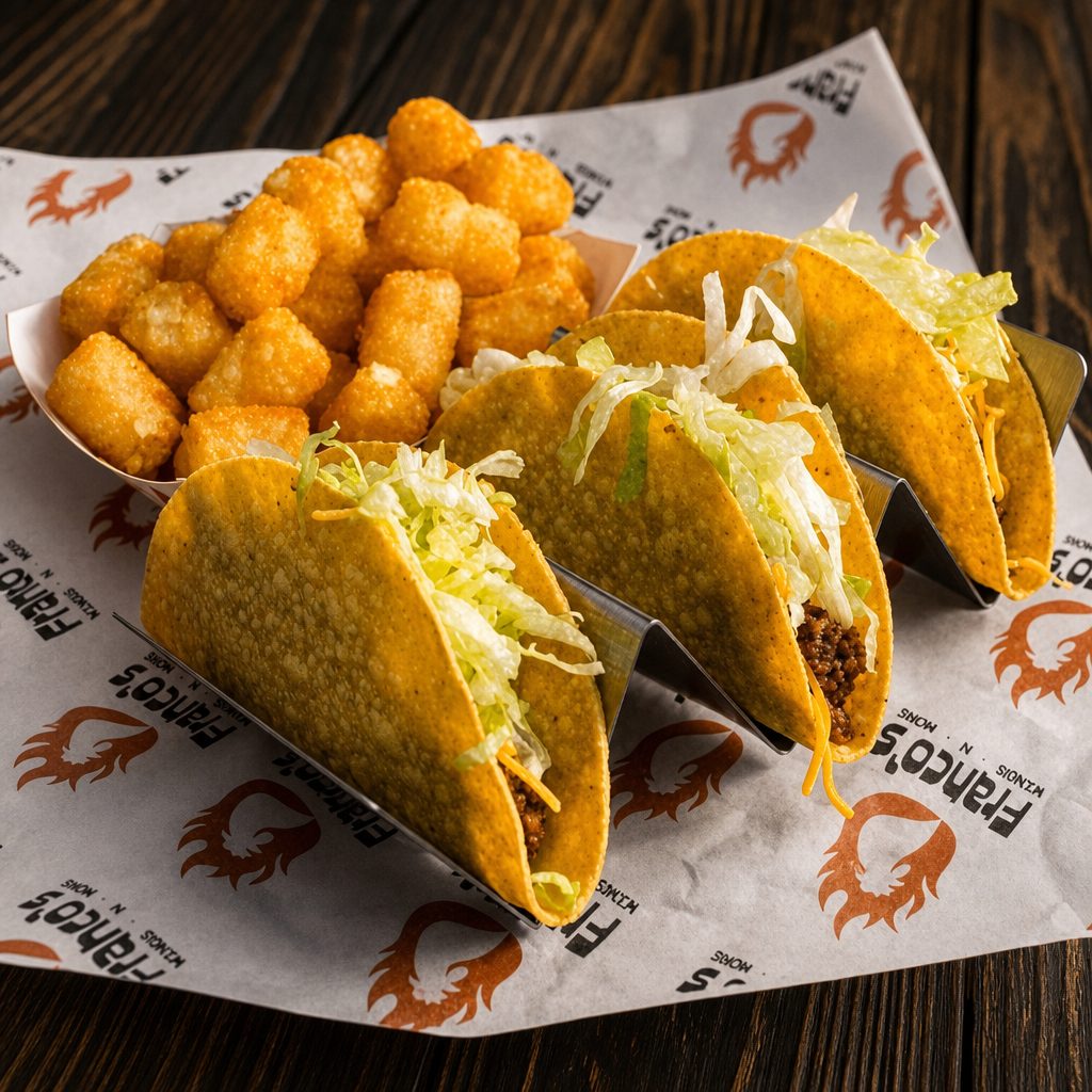 #15 Crispy Tacos Combo.