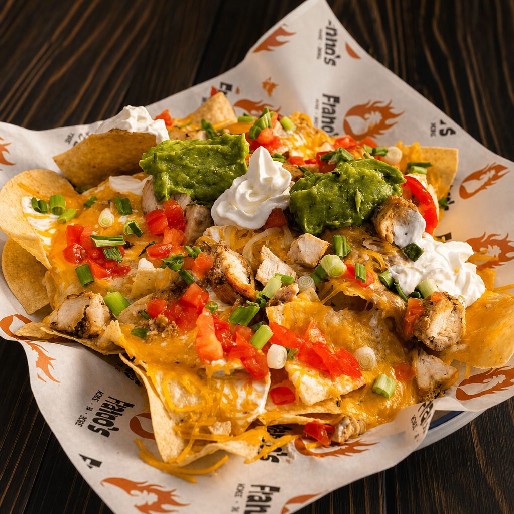 Chicken Ranch Nachos.